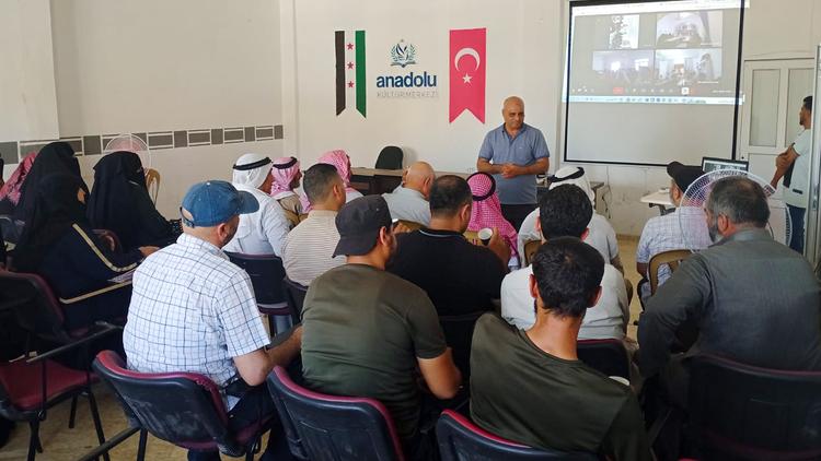 اجتماع أولياء أمور المدرسة الصيفية لمركز الأناضول الثقافي