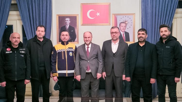زيارة برهان كور أوغلو سفير الجمهورية التركية لدى دمشق