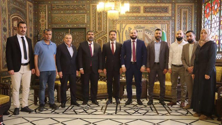 Şam Valisi Maher Muhammed Mervan ve Suriye Dışişleri Bakan Yardımcısı Muhammed el Caffel’na Ziyaret