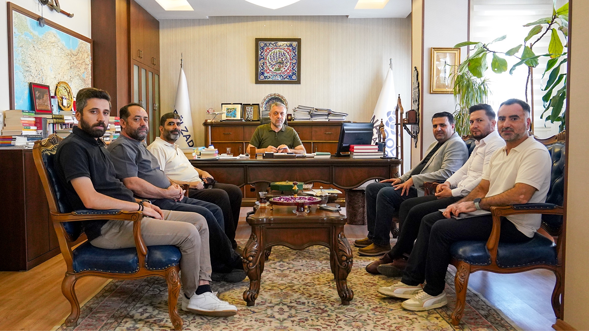 Suriye Acil Durumlar Bakan Yardımcısı Hüsam Hallaq'tan Bülbülzade Vakfı'na Ziyaret