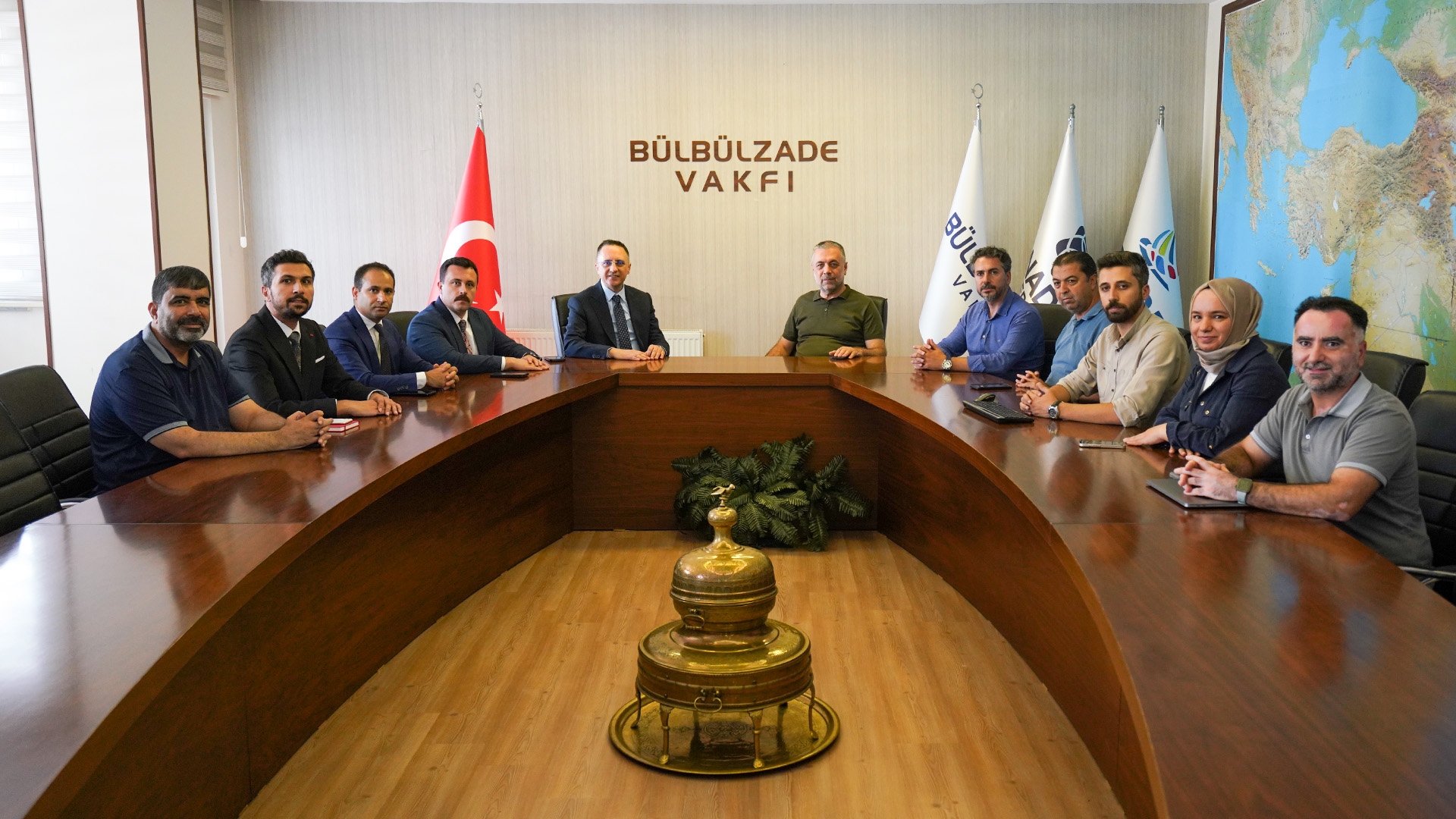 Göç İdaresi Uyum ve İletişim Müdürü Ahmet Dalkıran’dan Bülbülzade Vakfı’na Ziyaret