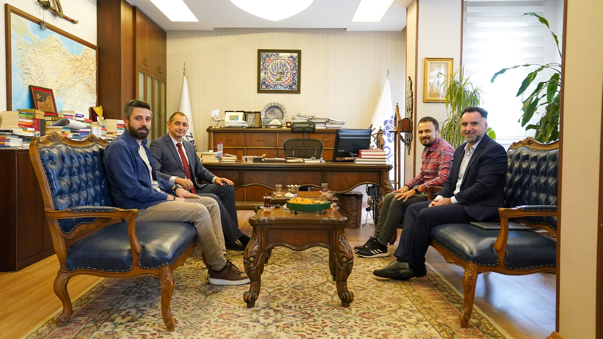 Basın İlan Kurumu ve Gaziantep Üniversitesi'nden Bülbülzade Vakfı'na Ziyaret