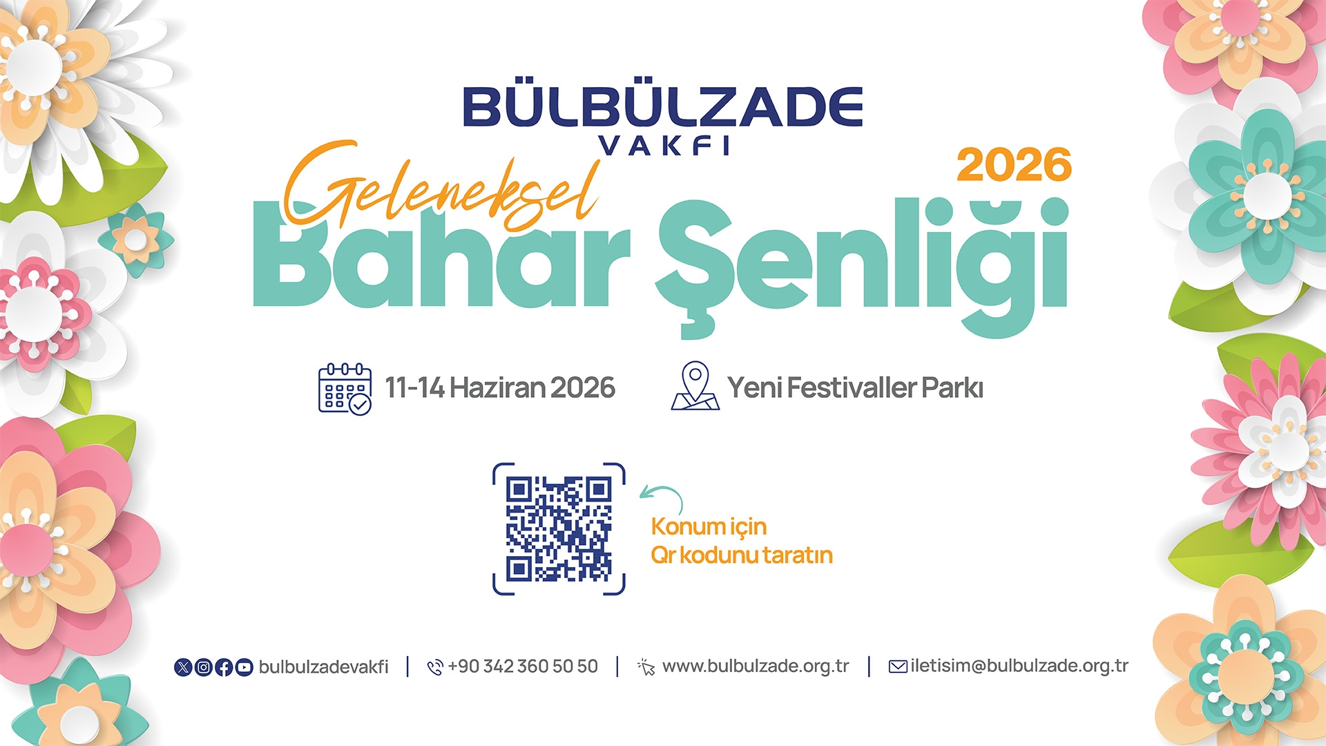 Bülbülzade Vakfı Geleneksel Bahar Şenliği İçin Geri Sayım Başladı