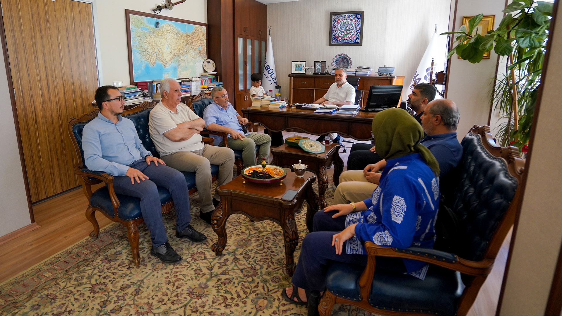 İşrak Gazetesi Yazarı Ahmed Mazhar Saado’dan Veda Ziyareti