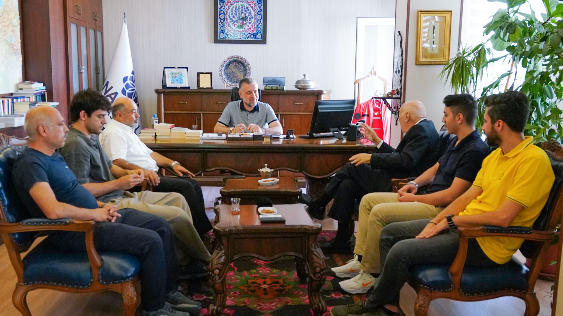 Mahmut Farjad ve Cemal Karslıgil Vakfımızı Ziyaret Etti